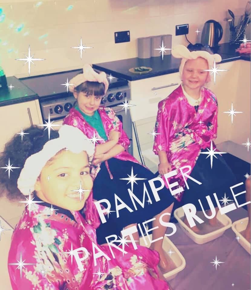 Pamper parties rule – foot spa